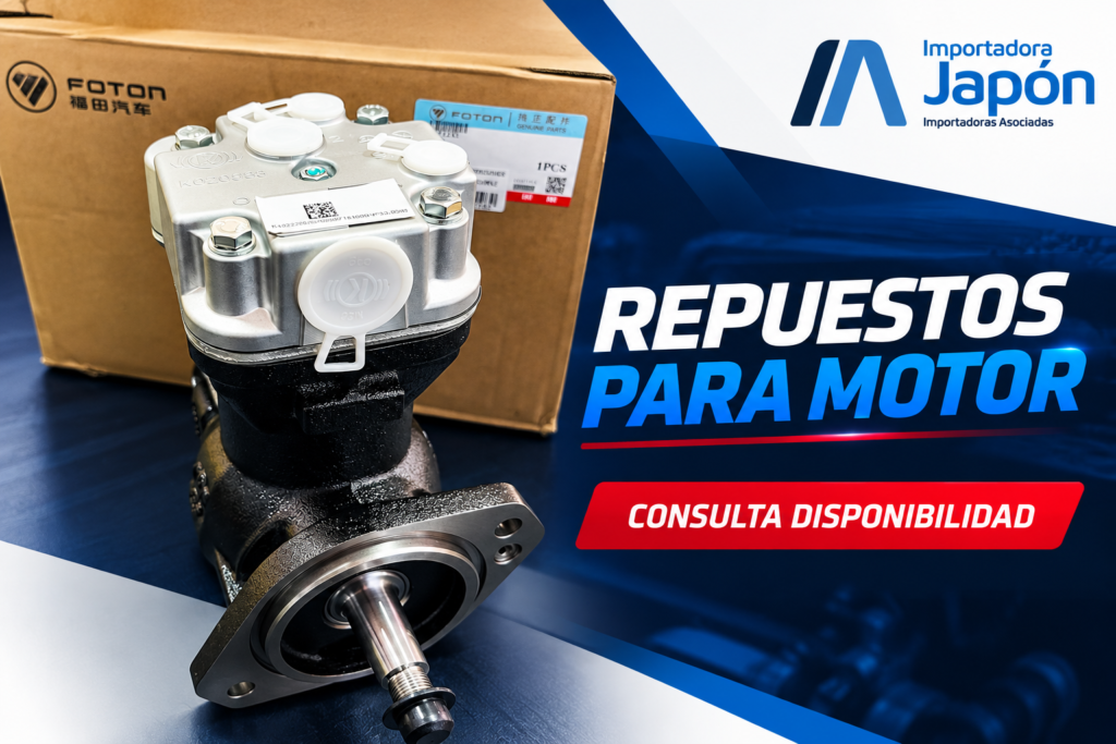 Bomba y componentes de motor